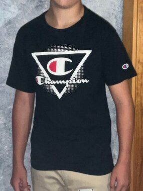 Men's Champion Black T-Shirt